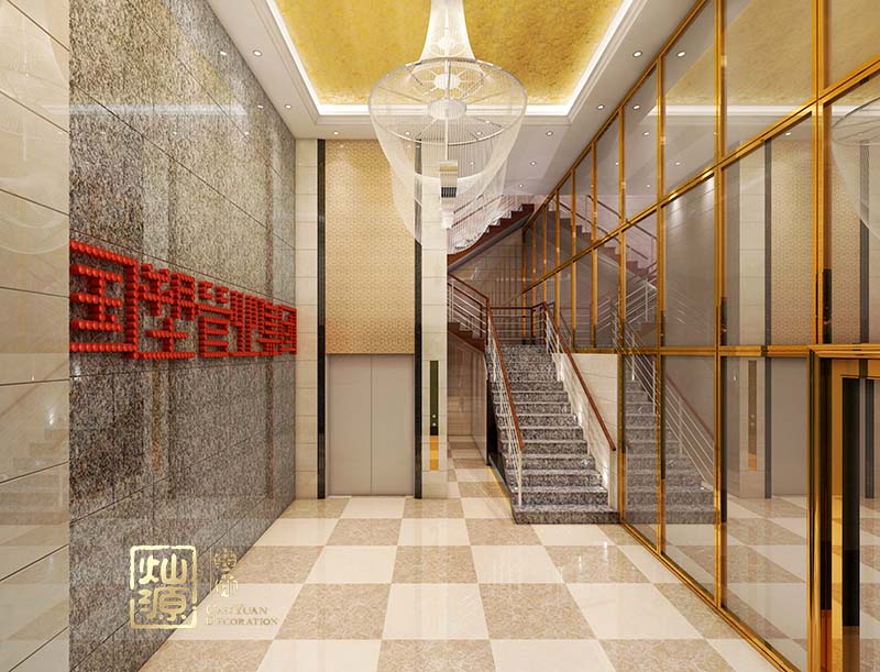 貴陽國塑管業集團有限公司辦公室設計裝修案例-燦源裝飾